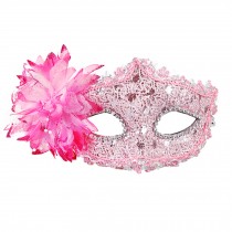 Beautiful Venetian Pretty Masquerade Mask Eye Mask Fancy Dress Accessory Pink