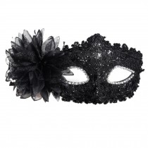 Beautiful Venetian Pretty Masquerade Mask Eye Mask Fancy Dress Accessory Black