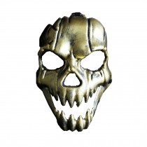 Creepy Mask For Outdoor Games,Parties,Halloween.skull,golden