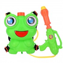 Children's Backpack Plastic Water Gun Water Pistol Squirt Games, Frog