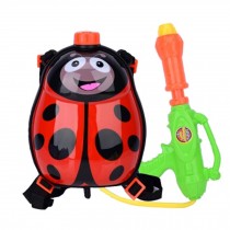 Children's Backpack Plastic Water Gun Water Pistol Squirt Games, Beetle