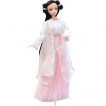 Beautiful Chinese Style Handmade Ancient costume Dress for 11.8" Doll Pink