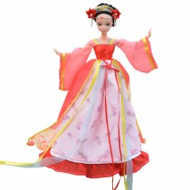 Beautiful Chinese Style Handmade Ancient costume Dress for 11.8" Doll Bride