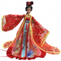Beautiful Chinese Style Handmade Ancient costume Dress for 11.8" Doll Princesse