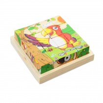 Educational Toy for Kids 3D Wooden Puzzle Jointed Board Cube Puzzle Building Block NO.08