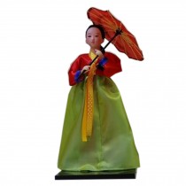 Traditional Ancient Costume Furnishing Articles Korean Doll Oriental Doll, H