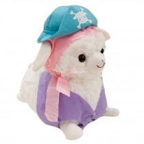 Llama Plush Toy Doll For Kids Lamb Ideas Stuffed Alpaca ( Pirate Blue Hat  )