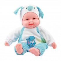 Lifelike Realistic Baby Doll/ Zodiac Doll/ Soft Body Play Doll, Dog Baby Doll