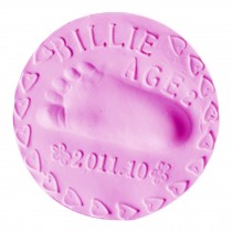 A Pack Of 40g Best Gift For Baby Clay Keepsake Handprint & Footprint ( Pink )