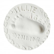 A Pack Of 40g Best Gift For Baby Clay Keepsake Handprint & Footprint ( White )