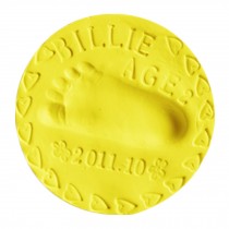 A Pack Of 40g Best Gift For Baby Clay Keepsake Handprint & Footprint ( Yellow )