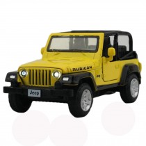 Mini Alloy Car Models SUV Car Toy For Kids, Yellow (13.5*6*6 CM)