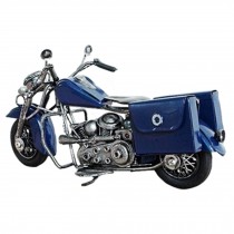 Home&Office Decor Festival Gifts Vintage Vehicles Motorcycle Model Blue
