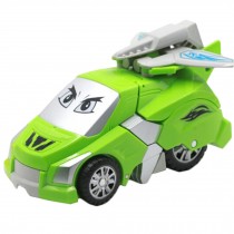 Puzzle Deformation Dinosaur Vehicle Boy Deformation Racing Car Toy Green
