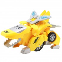 Puzzle Deformation Dinosaur Vehicle Boy Deformation Racing Car Toy Yellow