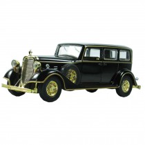 Retro Alloy Classical Cars Funny Car Toy With Beautiful Lighting Sound Black