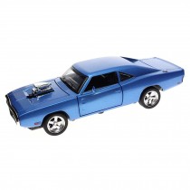 Simulation Model Acousto-Optic Alloyed Car Model 1/32 For Kids ( Blue )