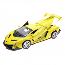 Kid's Cool Sports Car Acousto-Optic Alloyed Car Model 1/32 For Kids ( Yellow  )