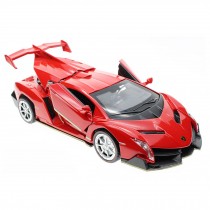 Kid's Cool Sports Car Acousto-Optic Alloyed Car Model 1/32 For Kids  ( Red  )