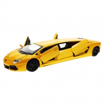 Kids Best Gift Simulation Model Acousto-Optic Alloyed Car Model 1/36 ( Yellow )