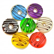 7 Pcs Realistic Bread Artificial Cake Fake Donuts Dessert Food Toys Display Replica Prop Photography Props
