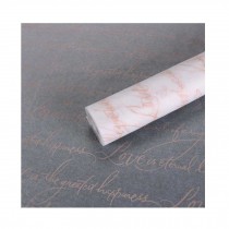English Words Flower Shop Packaging Material Pink Bouquet Flowers Lining Paper, 30 Pcs