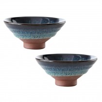 1.7 oz Chinese Kungfu Teacup Handmade Porcelain Japanese Tea Cup Wine Cup,2 Pcs