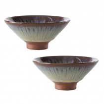 1.7 oz Handmade Japanese Tea Cup Chinese Kungfu Teacup Porcelain Wine Cup,2 Pcs