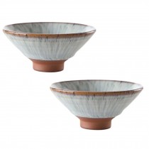 1.7 oz Handmade Ceramic Cup Set Chinese Kungfu Teacups Japanese Sake Cups, 2 Pcs