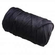 1 Skein Nylon Yarn Art Craft Summer Hat Yarn Crochet Yarn DIY Crochet Bucket Bag, Black