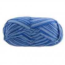 1 Skein Soft Yarn Cotton DIY Knitting Yarn Crochet Scarf Yarn Blue Yarn