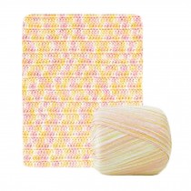 1 Skein Space Dye Yarn Lace Yarn Knitting Yarn Crochet Yarn, Pink Yellow