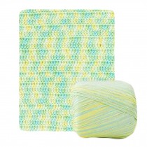 1 Skein DIY Crochet Handbag Knitting Yarn Dye Yarn Lace Yarn, Green Yellow