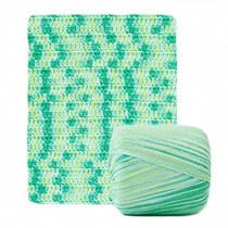1 Skein DIY Crochet Handbag Knitting Yarn Space Dye Yarn Lace Yarn Green Yarn