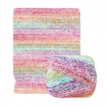 1 Skein DIY Handcraft Lace Yarn Bright Color for Handmade Handbag Crochet Doll