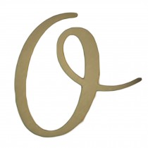 DIY House Address Letters Decorative Brass Wall Sign Number Address Name Sign, Letter O