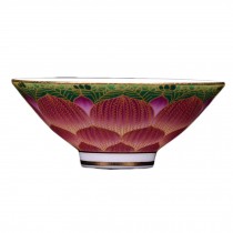 2.2 oz Chinese Kungfu Teacup Handmade Pink Lotus Enamel Painted Porcelain Tea Cup Japanese Wine Cup