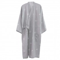 Summer Cotton Pajama Robe Japanese Style Kimono Yukata for Men