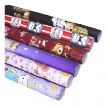 10 Rolls Cartoon Gift Wrapping Paper Kids Birthday Holiday Wrapping Paper Random Pattern