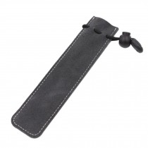 Frosted Artificial Leather Grey Single Pen Pencil Sleeve Case Sleeve