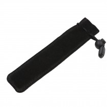 Frosted Artificial Leather Black Single Pen Pencil Sleeve Case