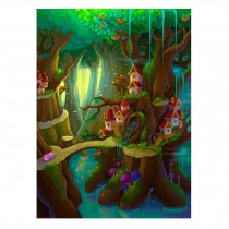 500 Piece Jigsaw Puzzle for Adults Wooden Puzzle Game Toy - Dreaming Forest