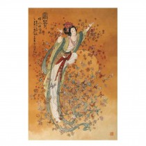 500 Piece Jigsaw Puzzle for Adults Wooden Puzzle Chinese Paintings Ancient Beauty, Riches and Honour