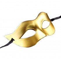 10 Pcs Half Masquerades Venetian Mask Halloween Carnival Party Accessory, Gold