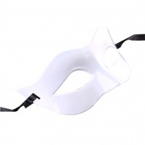 10 Pcs Half Masquerades Venetian Mask Halloween Carnival Party Accessory, White