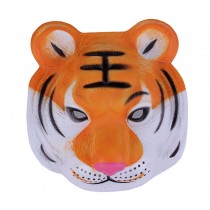 Novelty Animal Face Mask for Halloween Masquerade Performance Costume, 2 Pcs Tiger