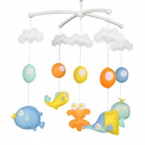 Colorful Marine Fish Baby Crib Mobile Nursery Bed Decor Baby Mobile Infant Room Hanging Decor for Girls Boys
