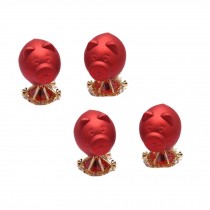 Cute Piggy Earrings for Women Red Pig Snowflake Stud Earrings Jewelry Birthday Gift,2 Pairs