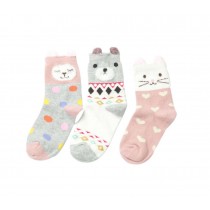3 Pairs Children Socks For 3-5 Year-old Boys&Girls Thick Short Stockings Kids Cute Crew Socks Warm #2