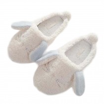 White Rabbit Women Warm Winter Plush House Slippers Soft Indoor Outdoor Home Slippers